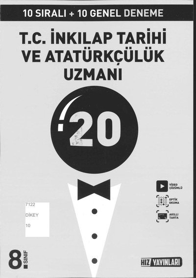 10 + 10 GENEL DENEME T.C. İNKILAP TARİHİ VE ATATÜRKÇÜLÜK UZMANI SegaCopy Fotokopi Merkezi