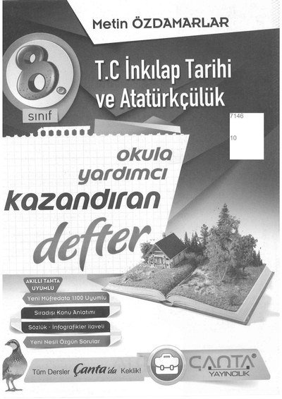 T.C. İNKILAP TARİHİ VE ATATÜRKÇÜLÜK OKULA YARDIMCI KAZANDIRAN DEFTER
