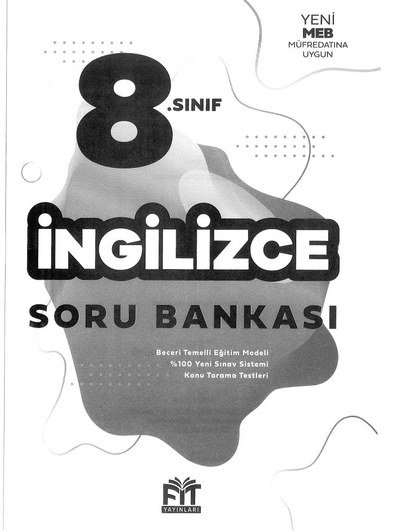 İNGİLİZCE SORU BANKASI SegaCopy Fotokopi Merkezi