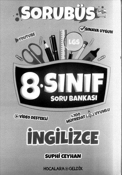 SORUBÜS İNGİLİZCE SORU BANKASI SegaCopy Fotokopi Merkezi
