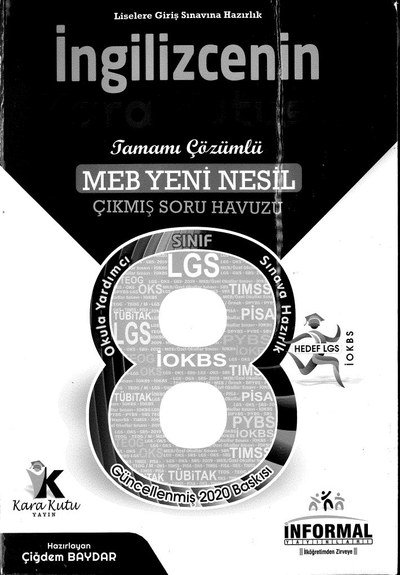 İNGİLİZCENİN MEB YENİ NESİL ÇIKMIŞ SORU HAVUZU