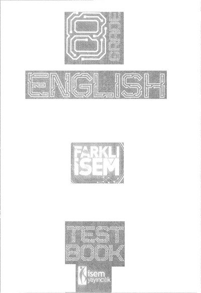 ENGLISH TEST BOOK FARKLI İSEM SegaCopy Fotokopi Merkezi