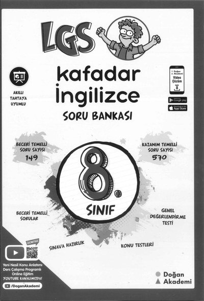 LGS KAFADAR İNGİLİZCE SORU BANKASI SegaCopy Fotokopi Merkezi