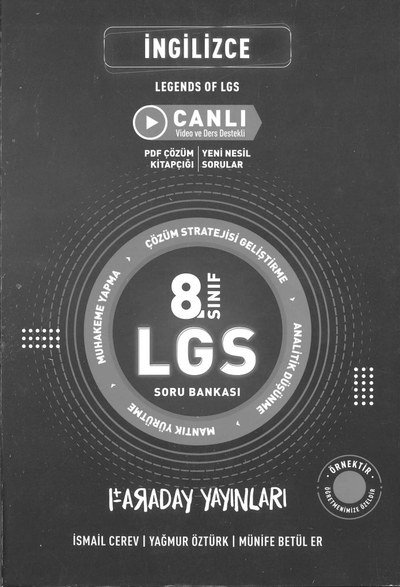 İNGİLİZCE LEGENDS OF LGS