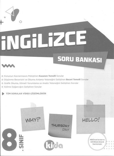 İNGİLİZCE SORU BANKASI