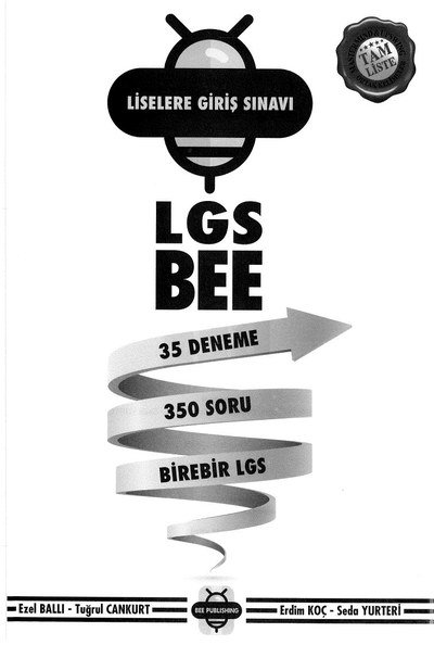 LİSELERE GİRİŞ SINAVI LGS BEE 35 DENEME SegaCopy Fotokopi Merkezi