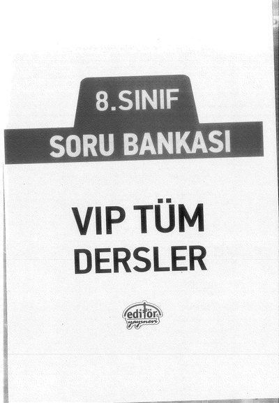 SORU BANKASI VİP TÜM DERSLER SegaCopy Fotokopi Merkezi
