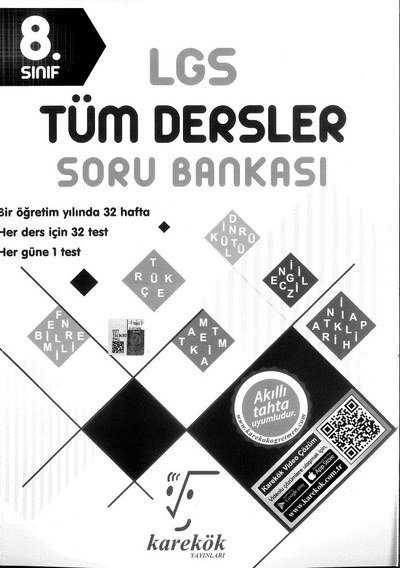 LGS TÜM DERSLER SORU BANKASI SegaCopy Fotokopi Merkezi
