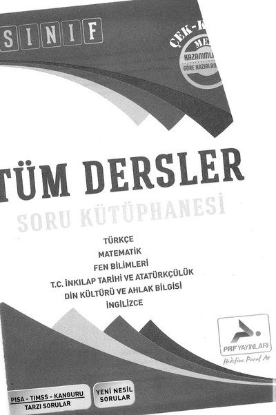 TÜM DERSLER SORU KÜTÜPHANESİ SegaCopy Fotokopi Merkezi