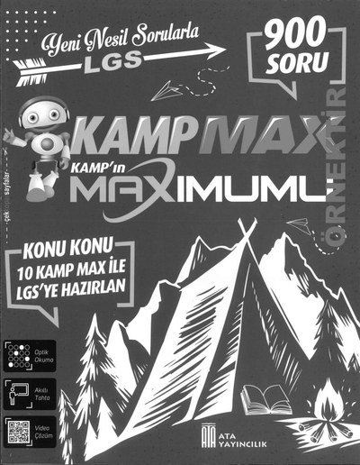 YENİ NESİL SORULARLA LGS KAMPMAX KAMP'IN MAXIMUMU 900 SORU SegaCopy Fotokopi Merkezi