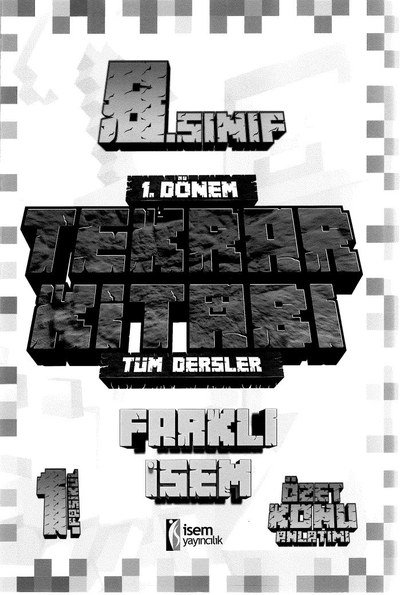 1. DÖNEM TEKRAR KİTABI TÜM DERSLER FARKLI İSEM SegaCopy Fotokopi Merkezi