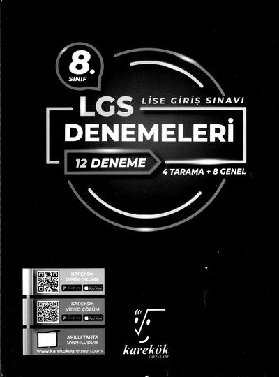 LGS DENEMELERİ 12 DENEME SegaCopy Fotokopi Merkezi