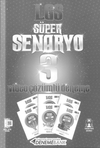 LGS SÜPER SENARYO 3 VİDEO ÇÖZÜMLÜ DENEME SegaCopy Fotokopi Merkezi