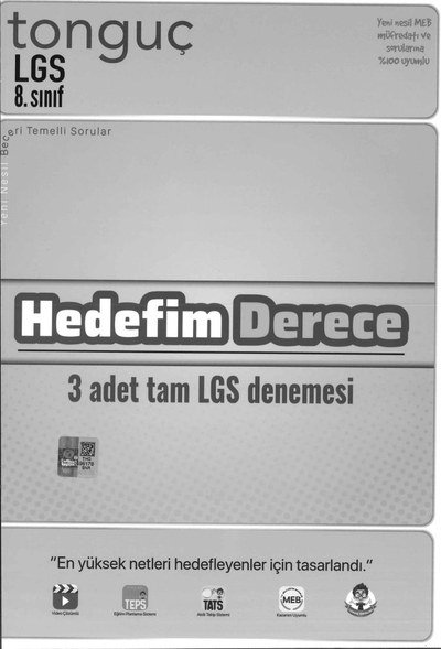 LGS HEDEFİM DERECE 3 ADET TAM LGS DENEMESİ SegaCopy Fotokopi Merkezi