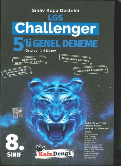 CHALLENGER 5'Lİ GENEL DENEME SegaCopy Fotokopi Merkezi