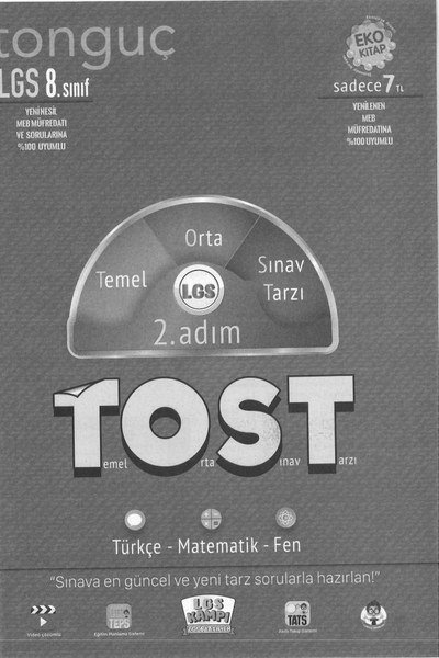 LGS TOST 2. ADIM TEMEL ORTA SINAV TARZI SegaCopy Fotokopi Merkezi