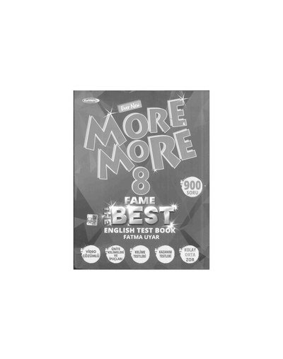 MORE MORE FAME THE BEST ENGLISH TEST BOOK SegaCopy Fotokopi Merkezi