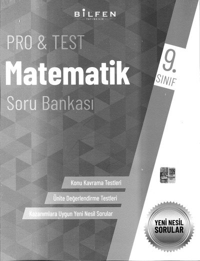 PRO & TEST MATEMATİK SORU BANKASI SegaCopy Fotokopi Merkezi