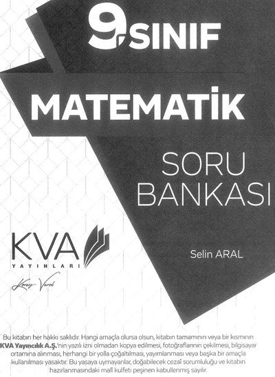 MATEMATİK SORU BANKASI SegaCopy Fotokopi Merkezi