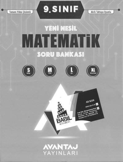 YENİ NESİL MATEMATİ KSORU BANKASI SMLXL SegaCopy Fotokopi Merkezi