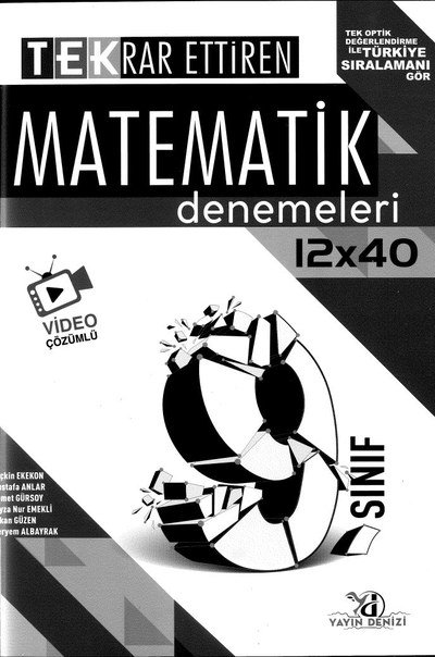 TEKRAR ETTİREN MATEMATİK DENEMELERİ 12x40 SegaCopy Fotokopi Merkezi