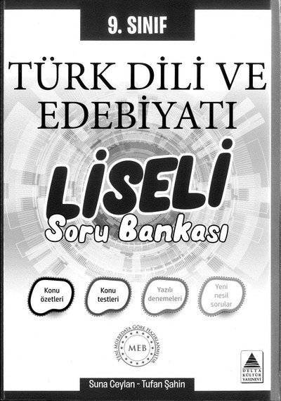 TÜRK DİLİ VE EDEBİYATI LİSELİ SORU BANKASI