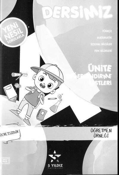 DERSİMZİ ÜNİTE DEĞERLENDİRME TESTLERİ SegaCopy Fotokopi Merkezi