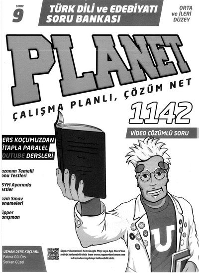 TÜRK DİLİ VE EDEBİYATI SORU BANKASI PLANET ÇALIŞMA PLANLI ÇÖZÜM NET SegaCopy Fotokopi Merkezi