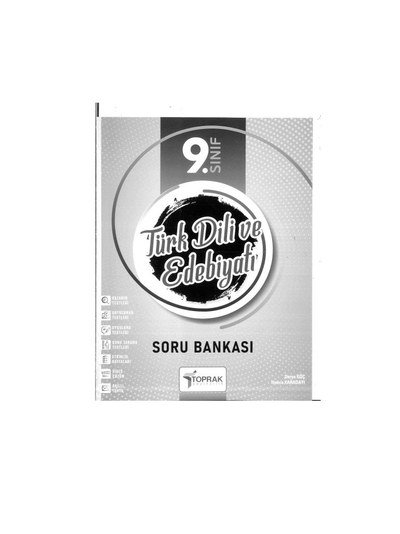 TÜRK DİLİ VE EDEBİYATI SORU BANKASI SegaCopy Fotokopi Merkezi
