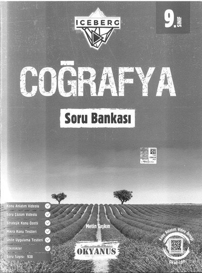 COĞRAFYA SORU BANKASI ICEBERG SegaCopy Fotokopi Merkezi