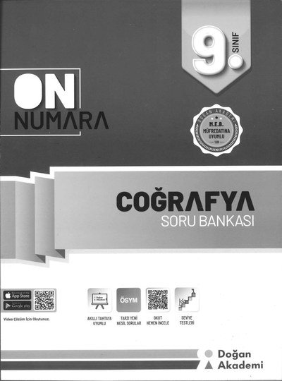 ON NUMARA COĞRAFYA SORU BANKASI SegaCopy Fotokopi Merkezi