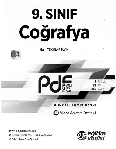 COĞRAFYA PLANLI DERS FÖYÜ