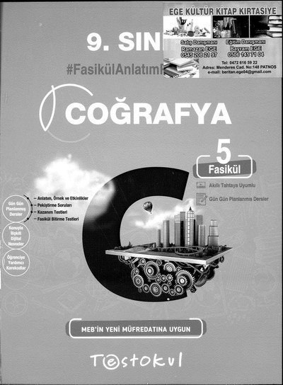 COĞRAFYA FASİKÜL ANLATIM BANKASI SegaCopy Fotokopi Merkezi
