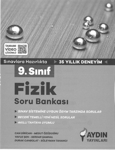 FİZİK SORU BANKASI SINAVLARA HAZIRLIK 35 YILLIK DENEYİM SegaCopy Fotokopi Merkezi