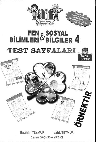 FEN BİLİMLERİ & SOSYAL BİLGİLER TEST SegaCopy Fotokopi Merkezi