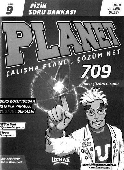 FİZİK SORU BANKASI PLANET ÇALIŞMA PLANLI ÇÖZÜM NET 709 SORU SegaCopy Fotokopi Merkezi
