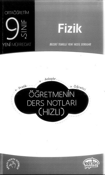 FİZİK ÖĞRETMENİN DERS NOTLARI (HIZLI)