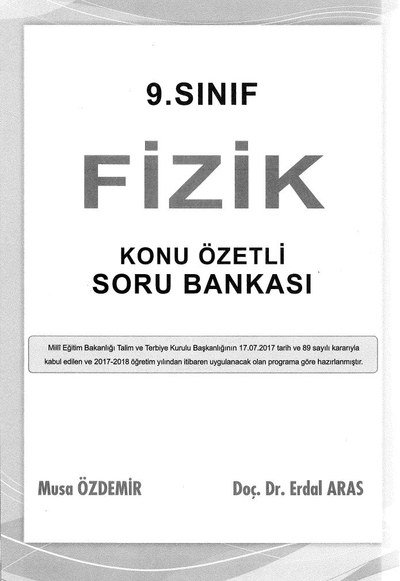 FİZİK KONU ÖZETLİ SORU BANKASI SegaCopy Fotokopi Merkezi
