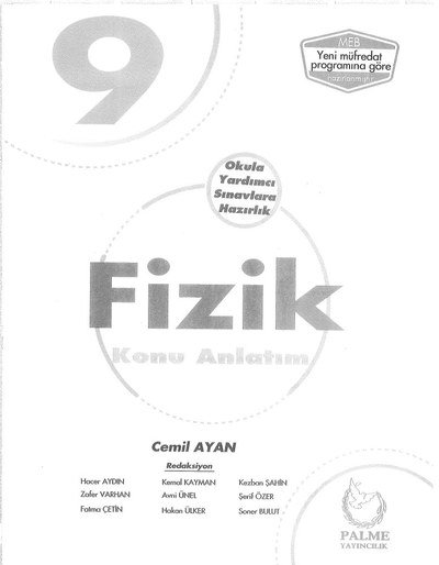 FİZİK KONU ANLATIM OKULA YARDIMCI SINAVLARA HAZIRLIK
