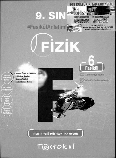 FİZİK FASİKÜL ANLATIM KİTABI SegaCopy Fotokopi Merkezi