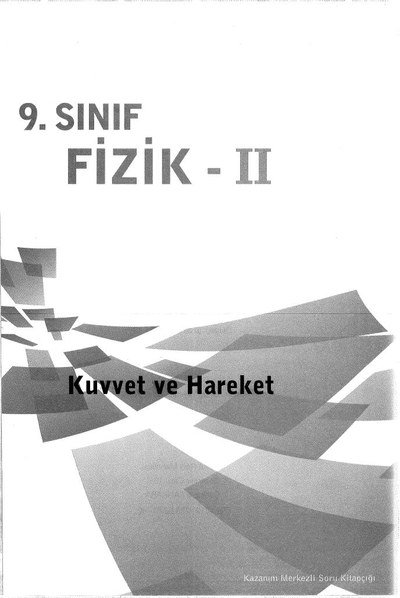 FİZİK 2 KUVVET VE HAREKET SegaCopy Fotokopi Merkezi
