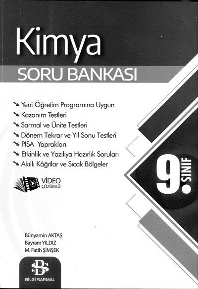 KİMYA SORU BANKASI VİDEO ÇÖZÜMLÜ SegaCopy Fotokopi Merkezi