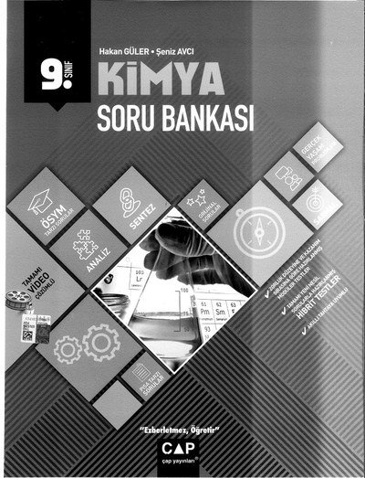 KİMYA SORU BANKASI SegaCopy Fotokopi Merkezi