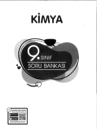 KİMYA SORU BANKASI SegaCopy Fotokopi Merkezi
