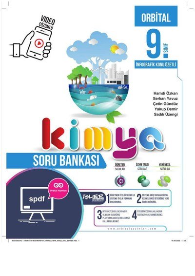 KİMYA SORU BANKASI ORBİTAL İNFOGRAFİK KONU ÖZETLİ SegaCopy Fotokopi Merkezi