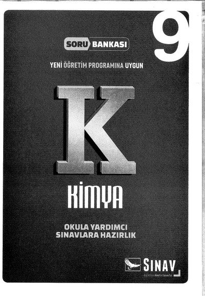 KİMYA OKULA YARDIMCI SINAVLARA HAZIRLIK SegaCopy Fotokopi Merkezi