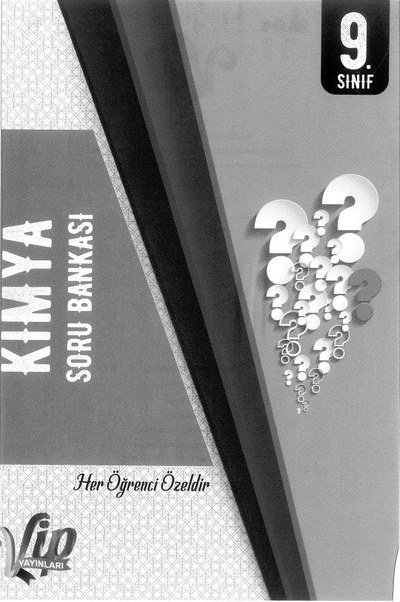 KİMYA SORU BANKASI SegaCopy Fotokopi Merkezi