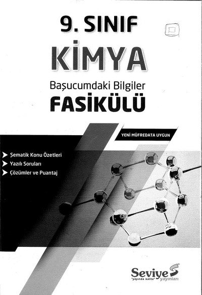 KİMYA BAŞUCUMDAKİ BİLGİLER FASİKÜLÜ SegaCopy Fotokopi Merkezi