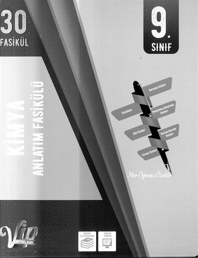 30 FASİKÜL KİMYA ANLATIM FASİKÜLÜ SegaCopy Fotokopi Merkezi