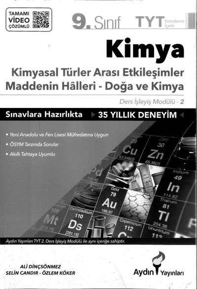 KİMYA KİMYASAL TÜRLER ARASI ETKİLEŞİMLER MADDENİN HALLERİ DOĞA VE KİMYA